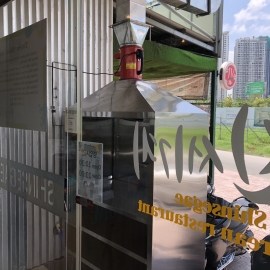 Bếp nướng có hệ thống hút khói