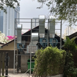 Quạt tiêu âm, ống gió xuông
